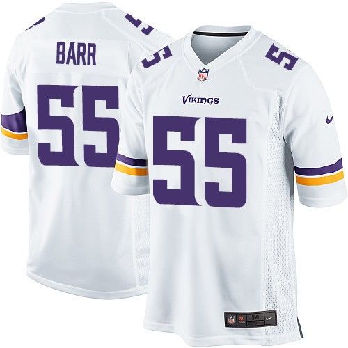 Nike Vikings #55 Anthony Barr White Youth Stitched NFL Elite Jersey - Click Image to Close